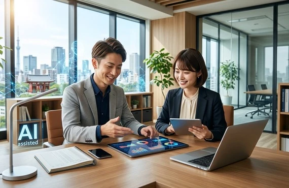AIを味方に、経営者の「あした」を創る。